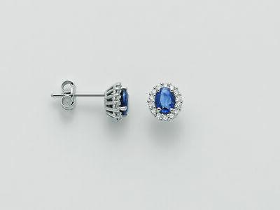 orecchini con zaffiri blu e diamanti erd2393