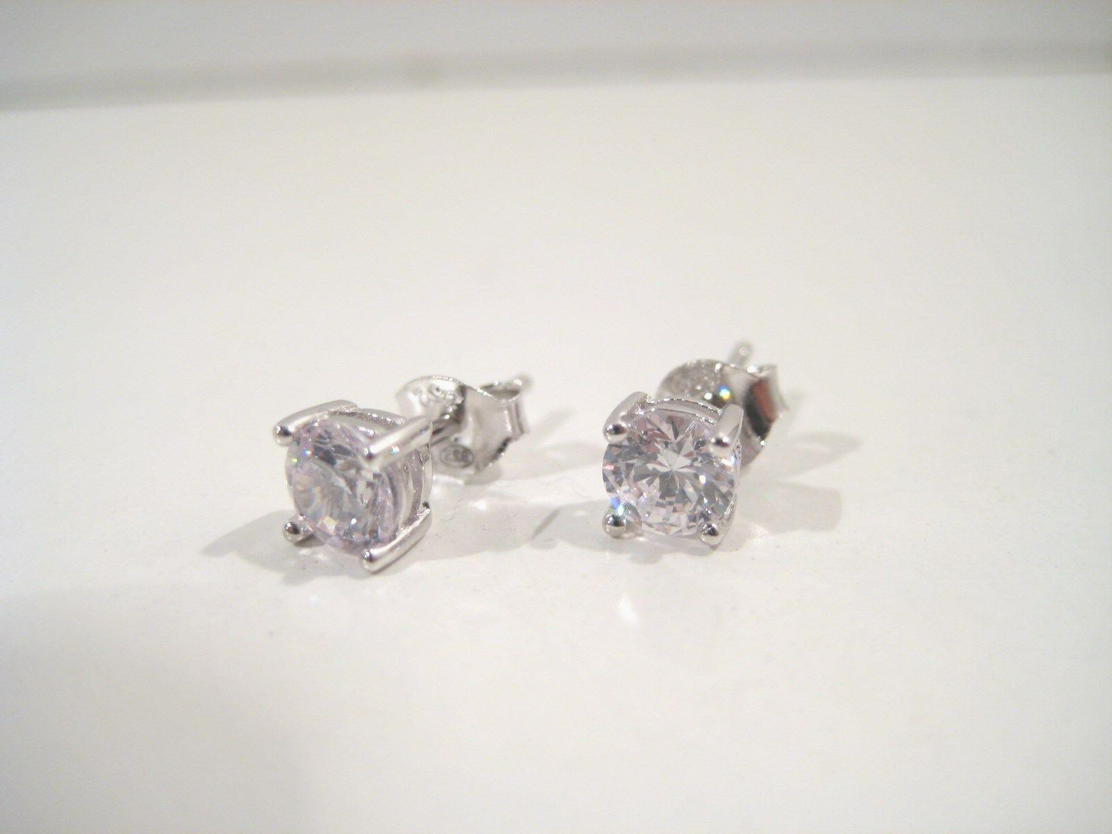 orecchini con zirconi vero argento 925 da