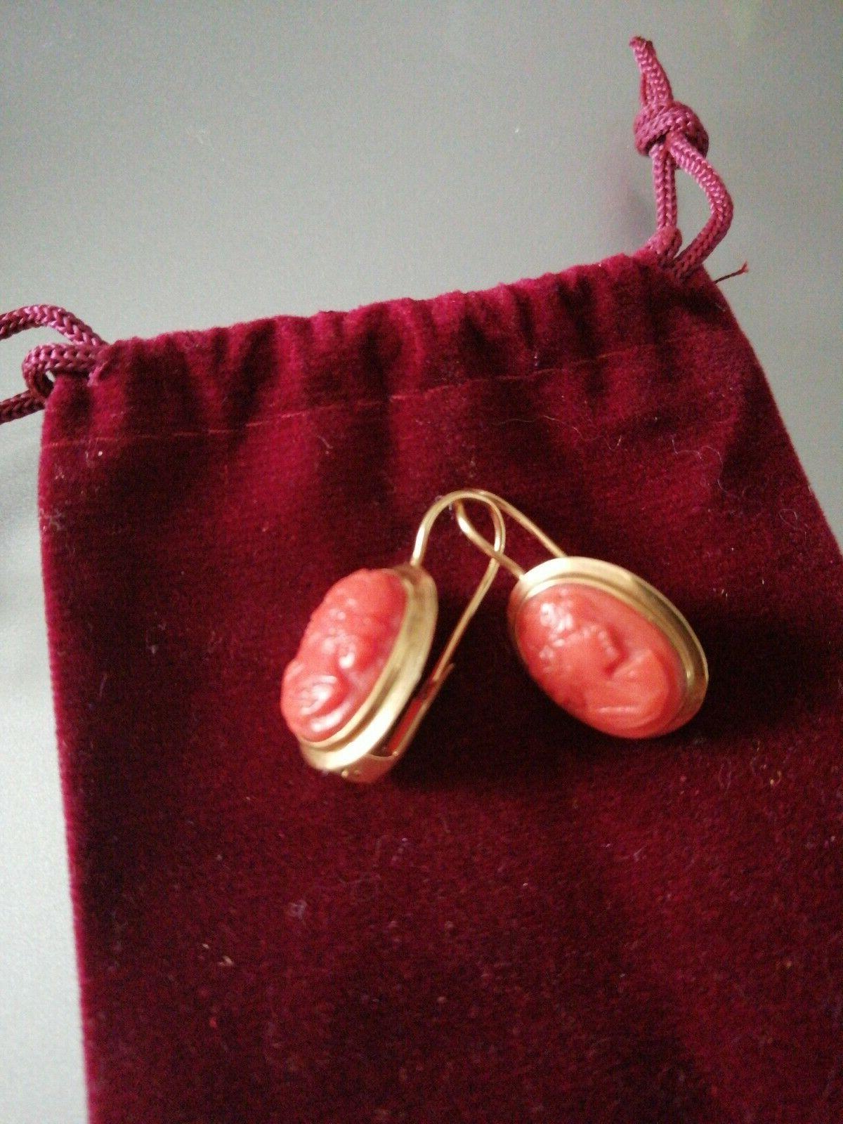 orecchini corallo 750 usate