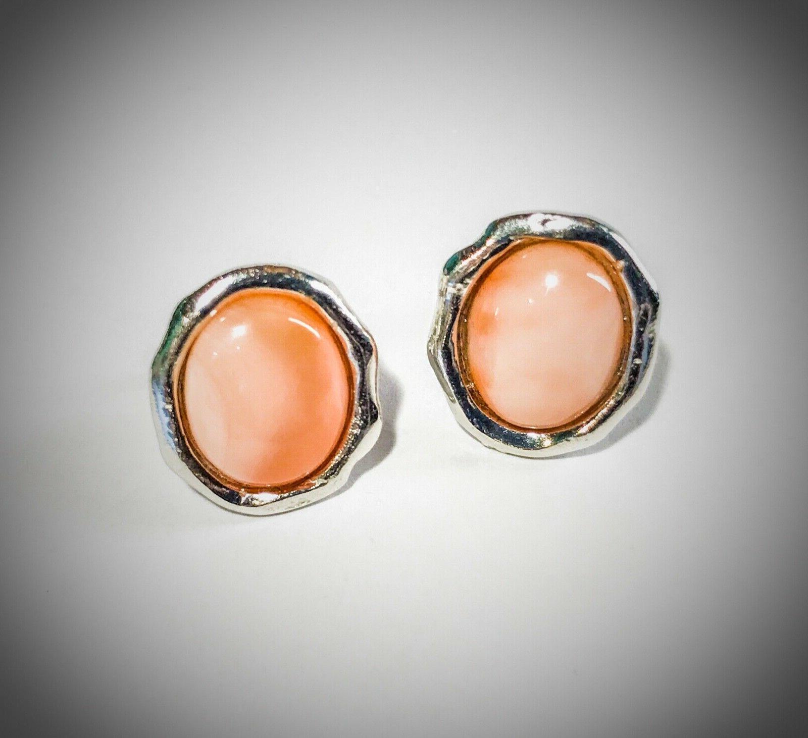 orecchini corallo rosa argento 925 made in