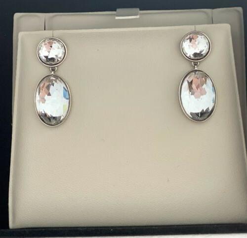 orecchini crystal originali earrings colore bianco