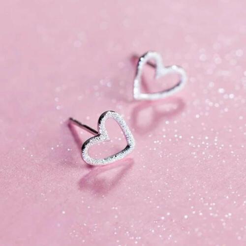 orecchini cuore cuoricino argento s925 regalo bimba