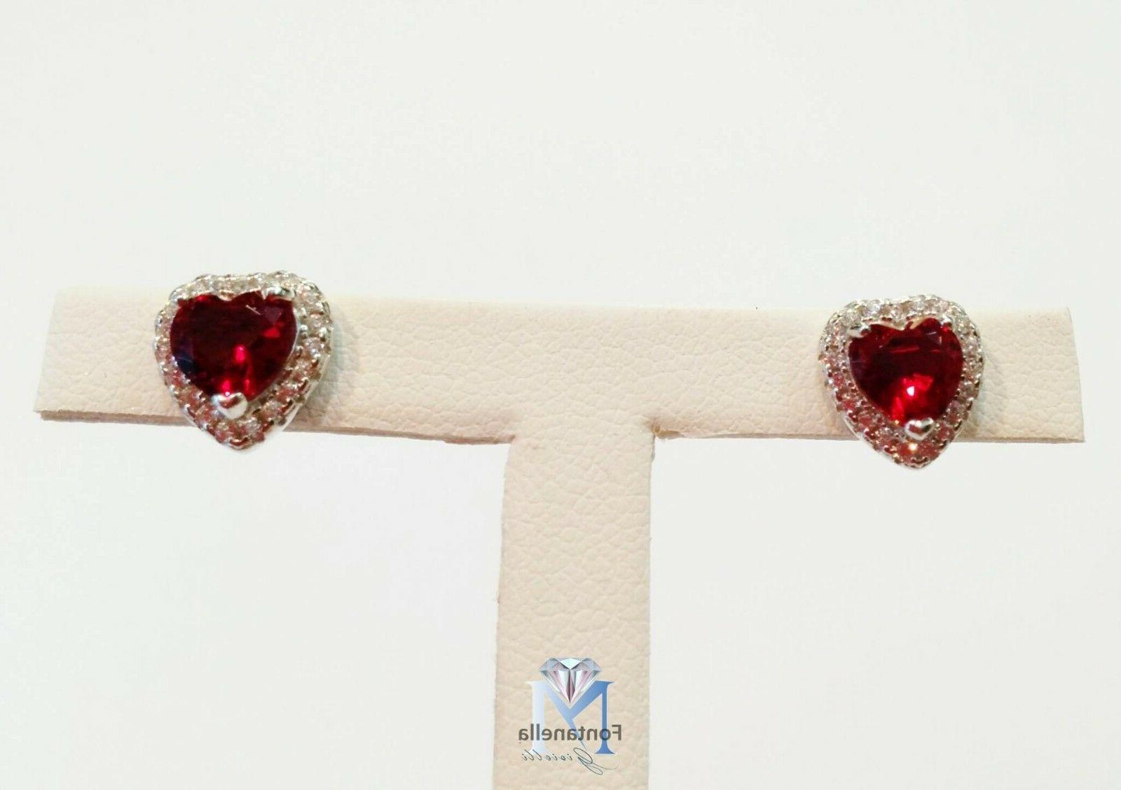 orecchini cuore donna in argento 925 con