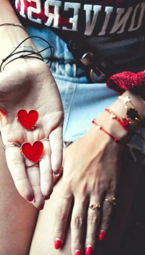 orecchini cuore rosso boho bohemien bstrongaccessories idee