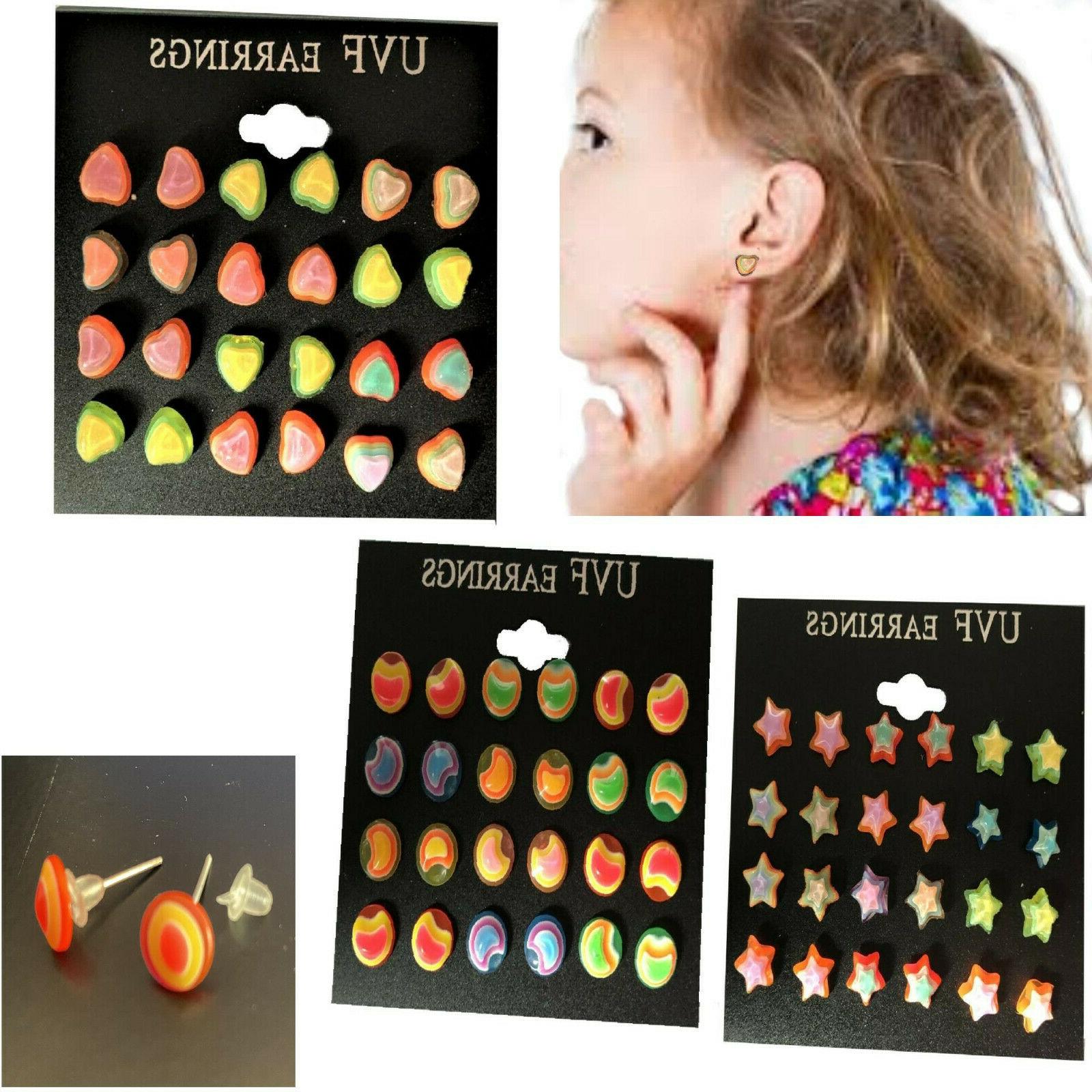 orecchini da bambina donna in plastica piccoli