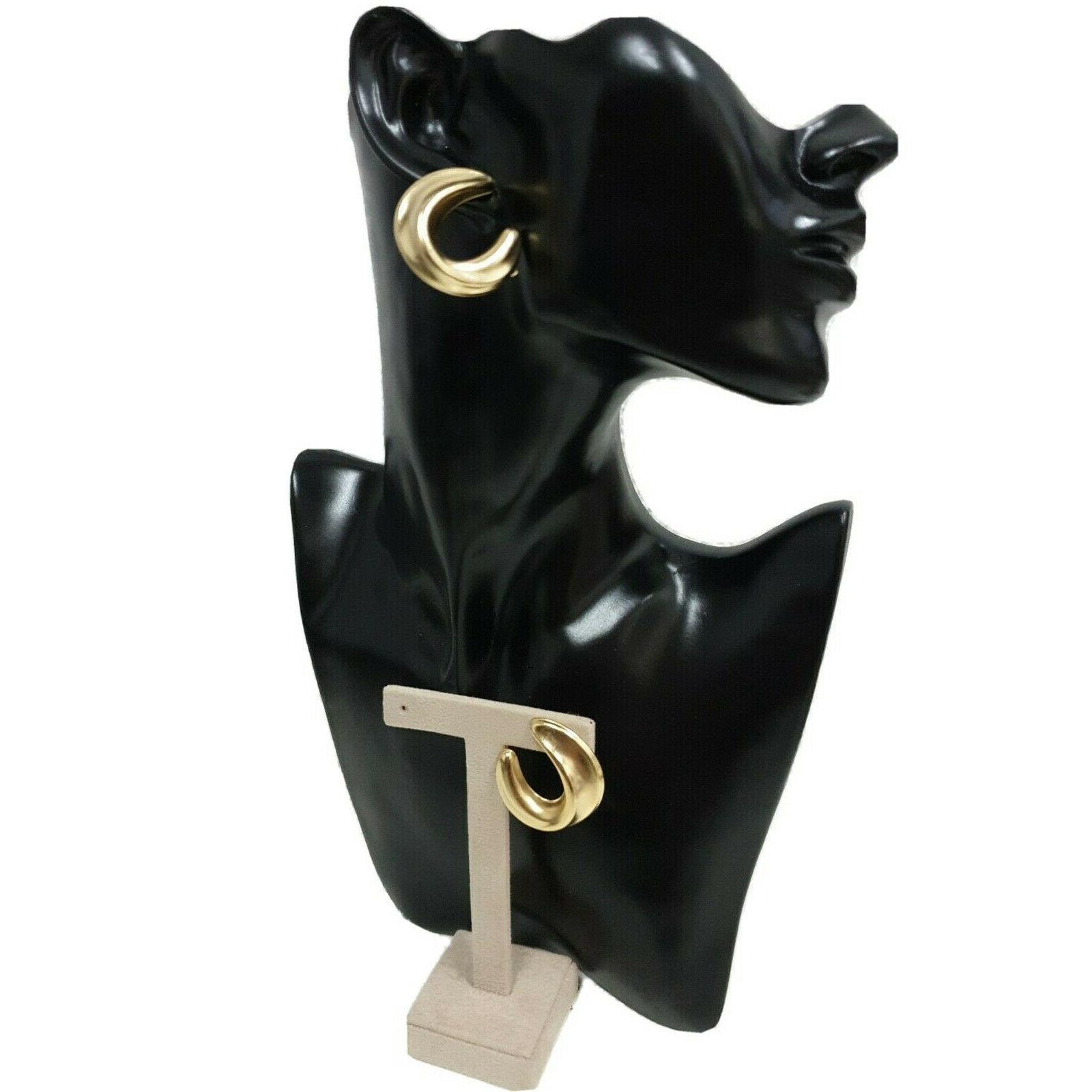 orecchini da donna a cerchio grande dorati