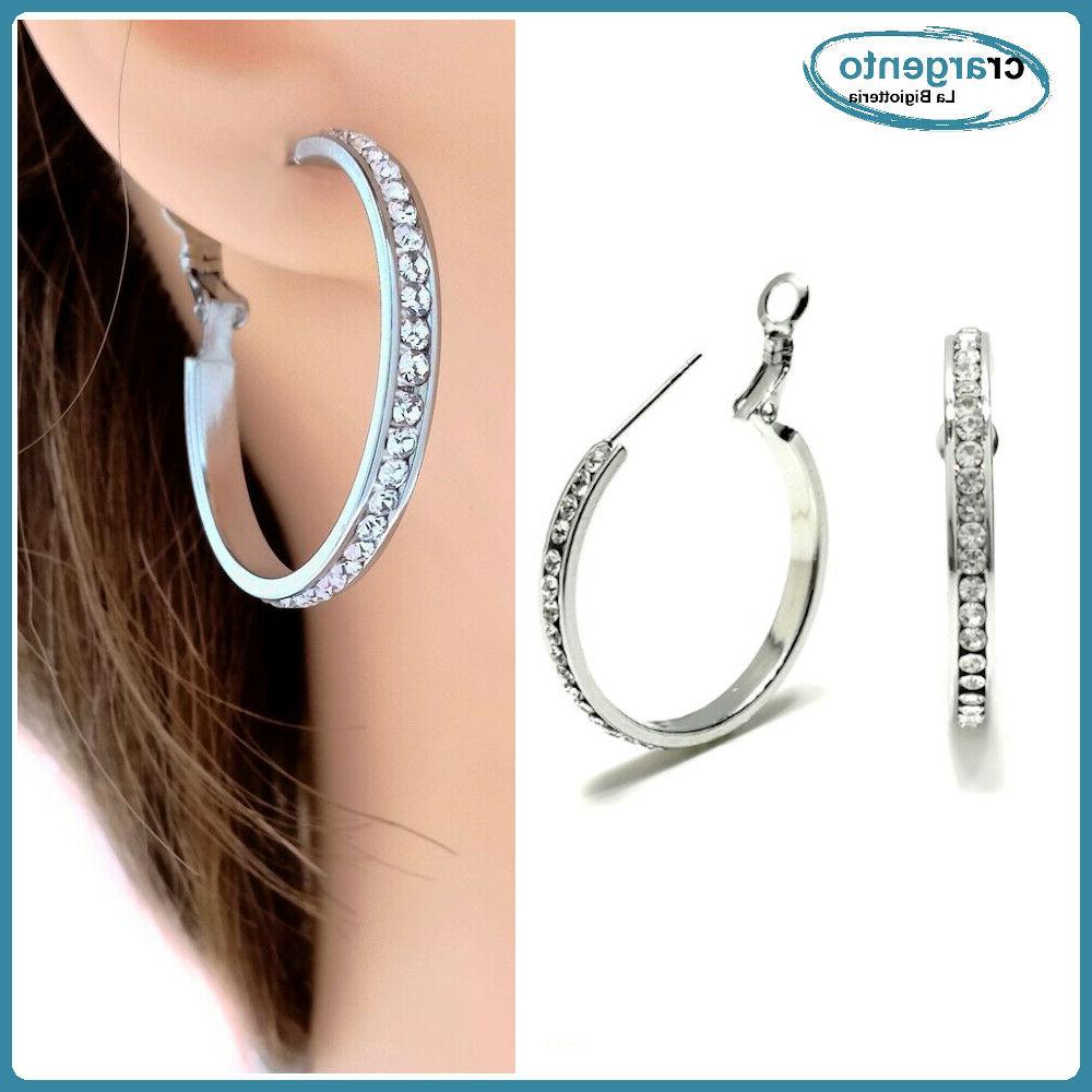orecchini da donna a cerchio grande in