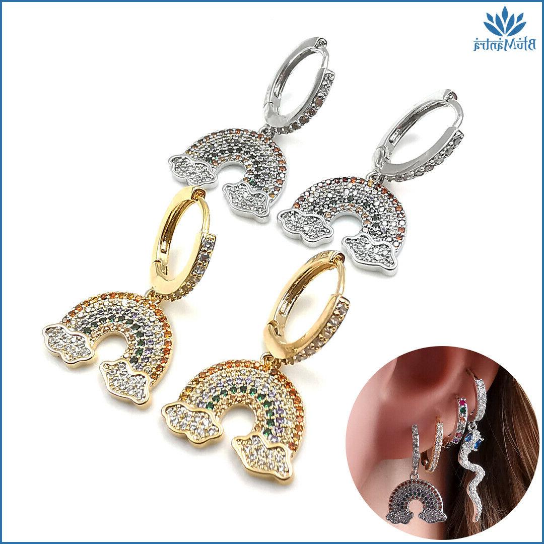 orecchini da donna a cerchio lobo con