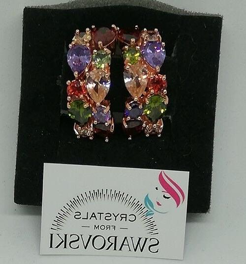 orecchini da donna a cerchio oro placcato