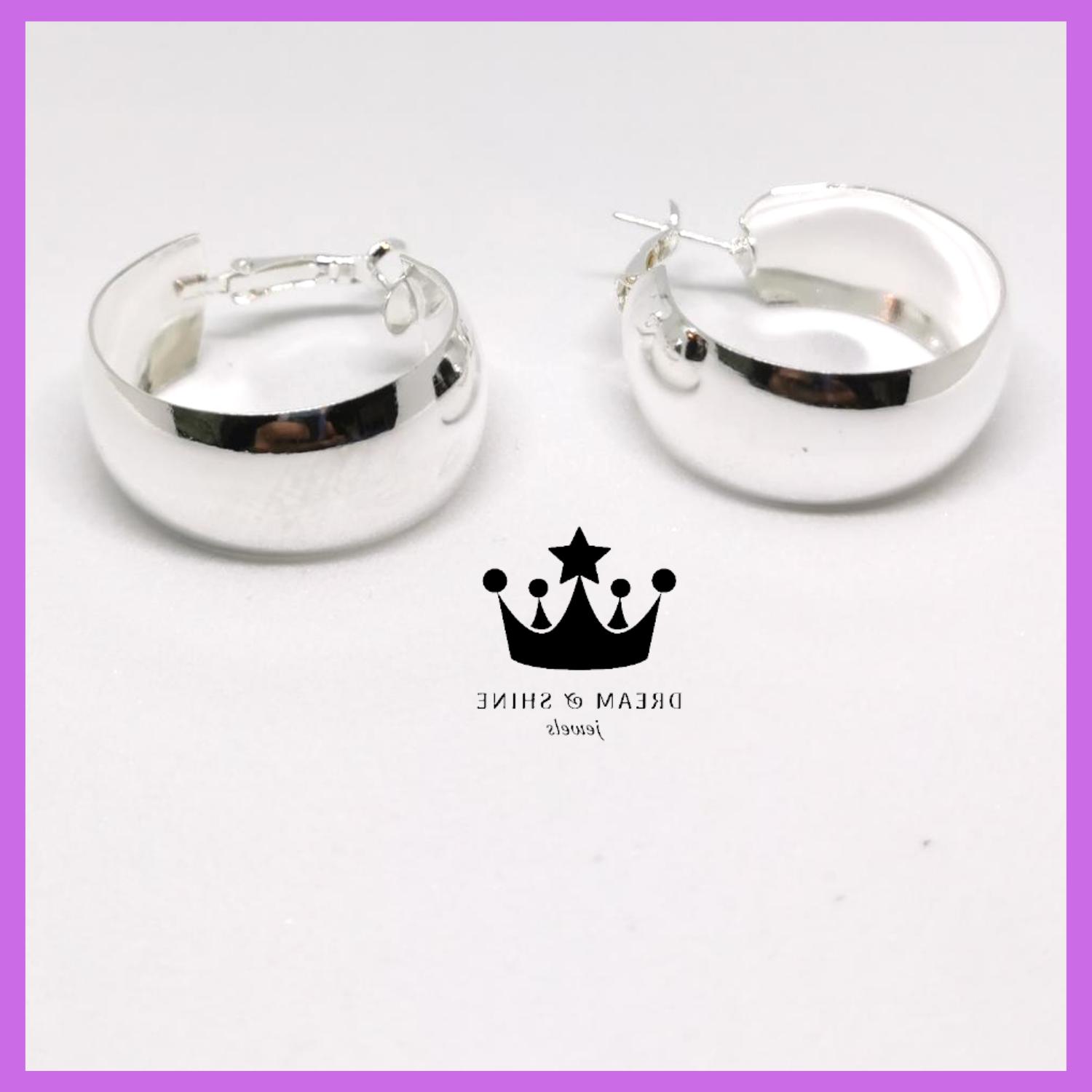 orecchini da donna a cerchio spessi piccoli