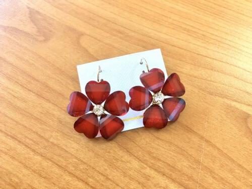 orecchini da donna a clip a fiore