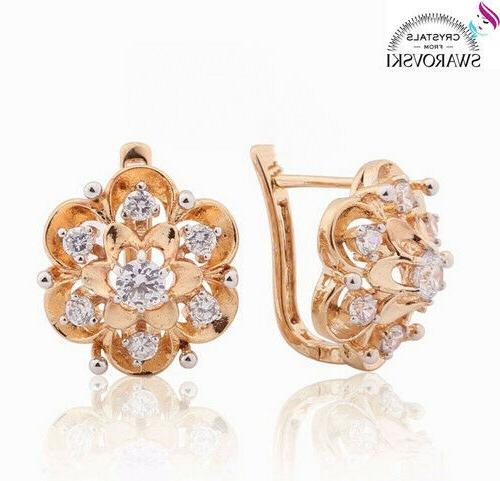 orecchini da donna a fiore oro giallo