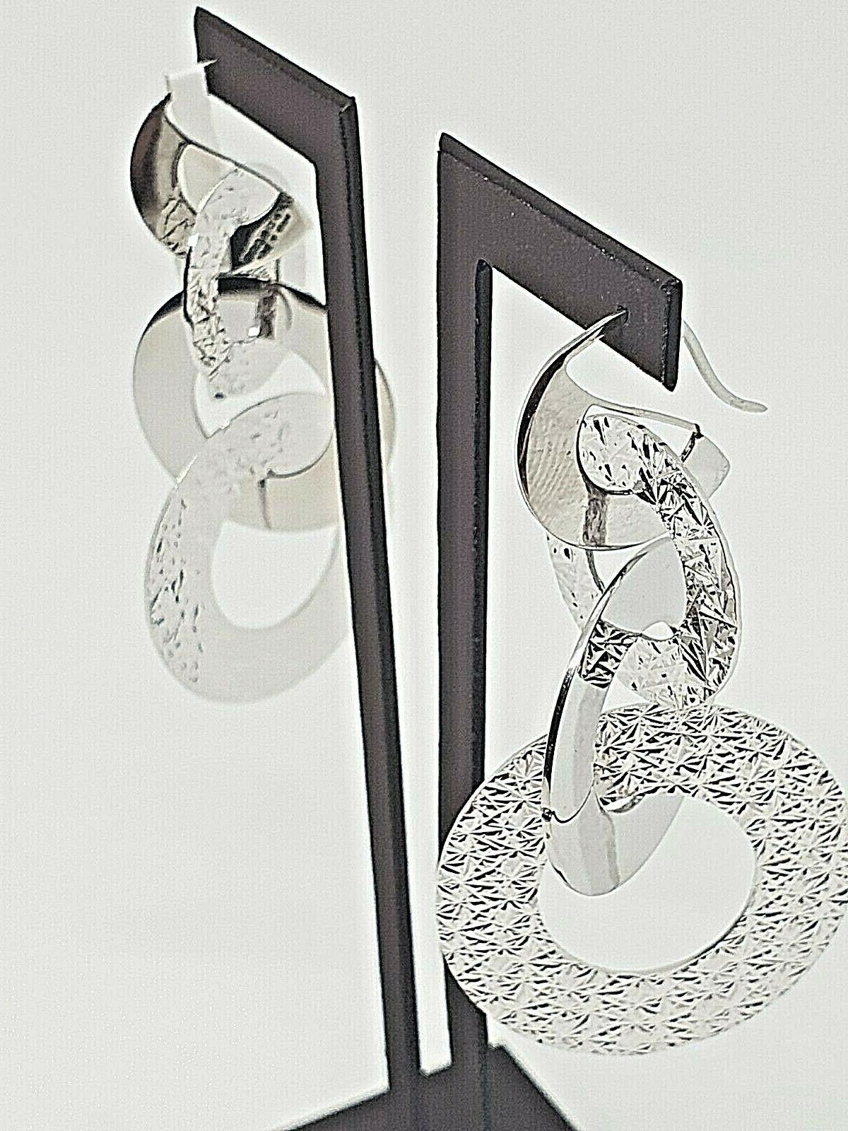 orecchini da donna cerchio grandi in acciaio