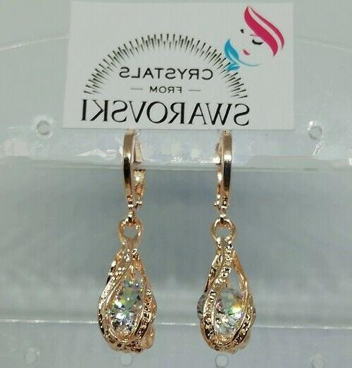 orecchini da donna con cristalli originali swarovski