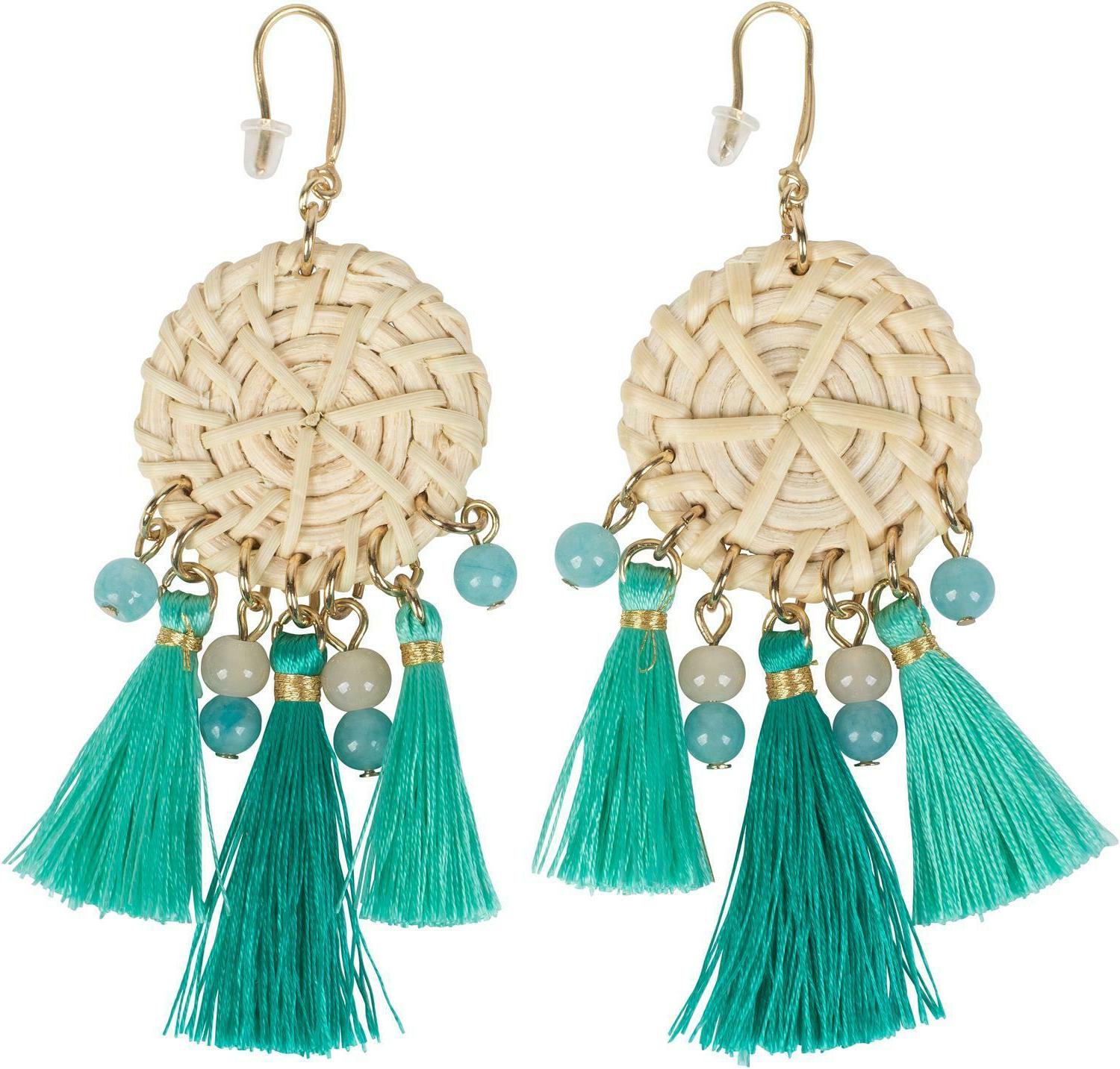 orecchini da donna con pendente rotondo in