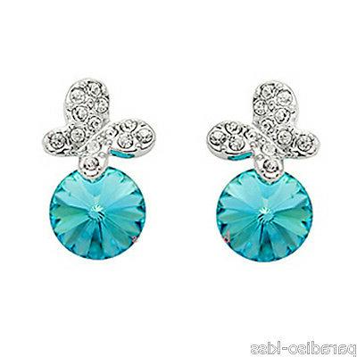 orecchini da donna cristallo swarovski elements farfalla