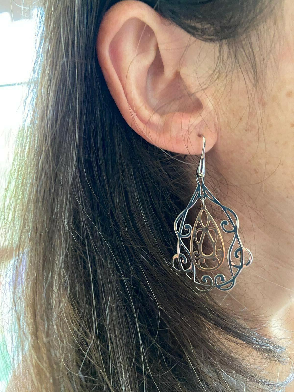 orecchini da donna di acciaio confezione originale