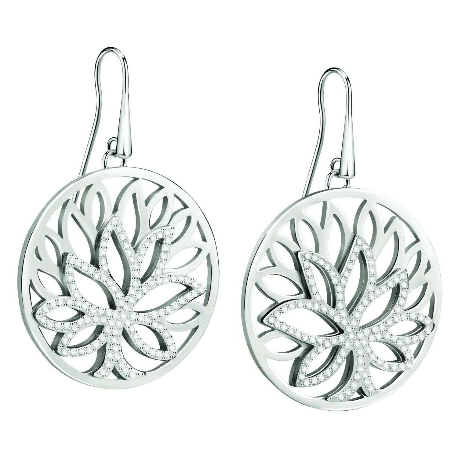 orecchini da donna in acciaio a cerchi