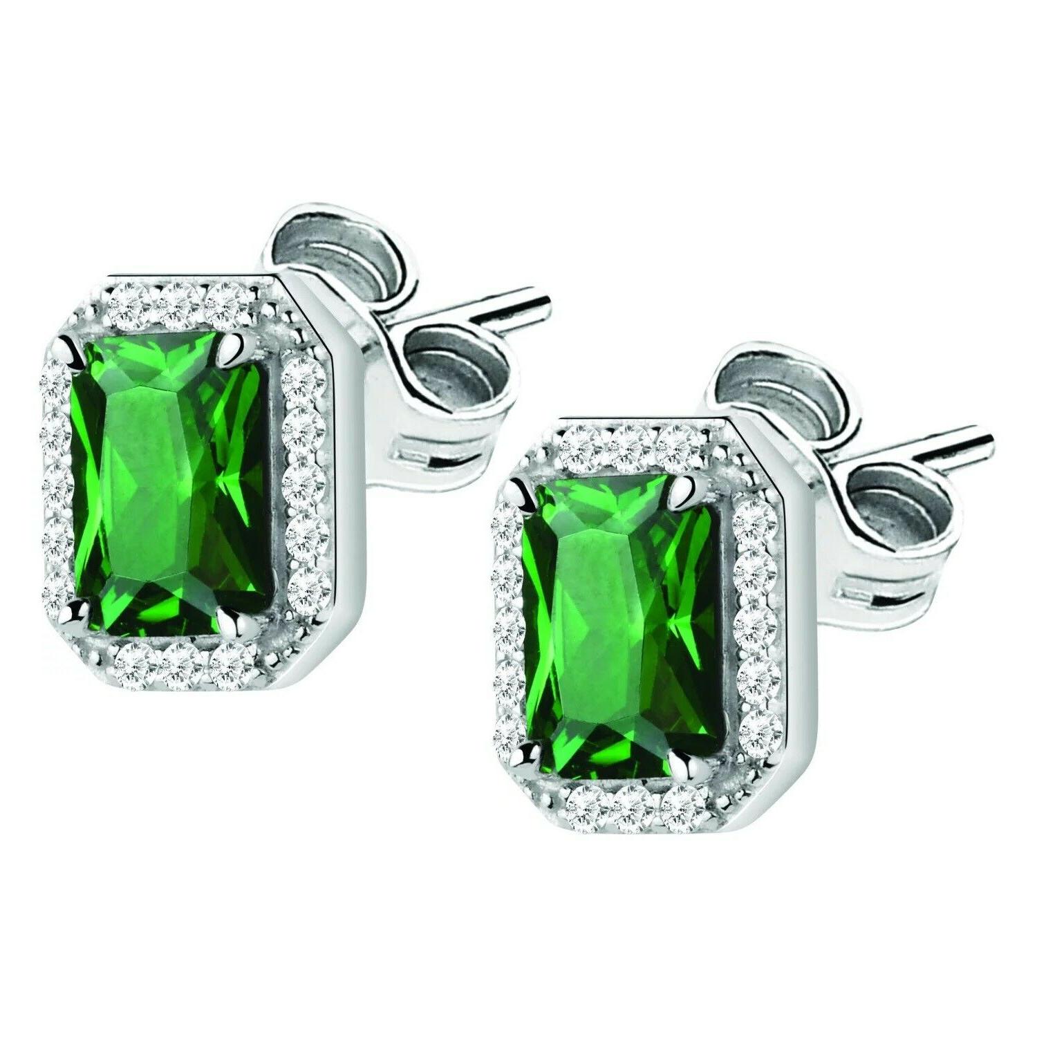 orecchini da donna in argento 925 zirconi