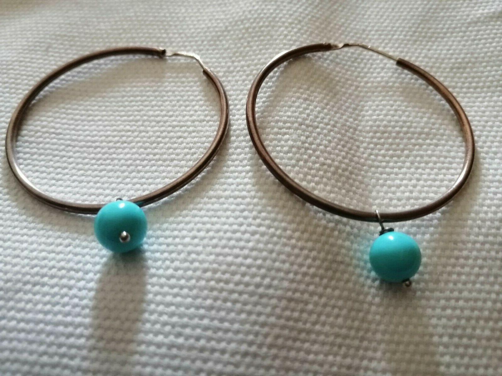 orecchini da donna in argento vintage a