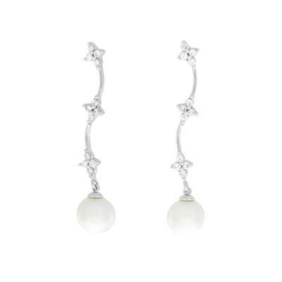 orecchini da donna in oro bianco 750