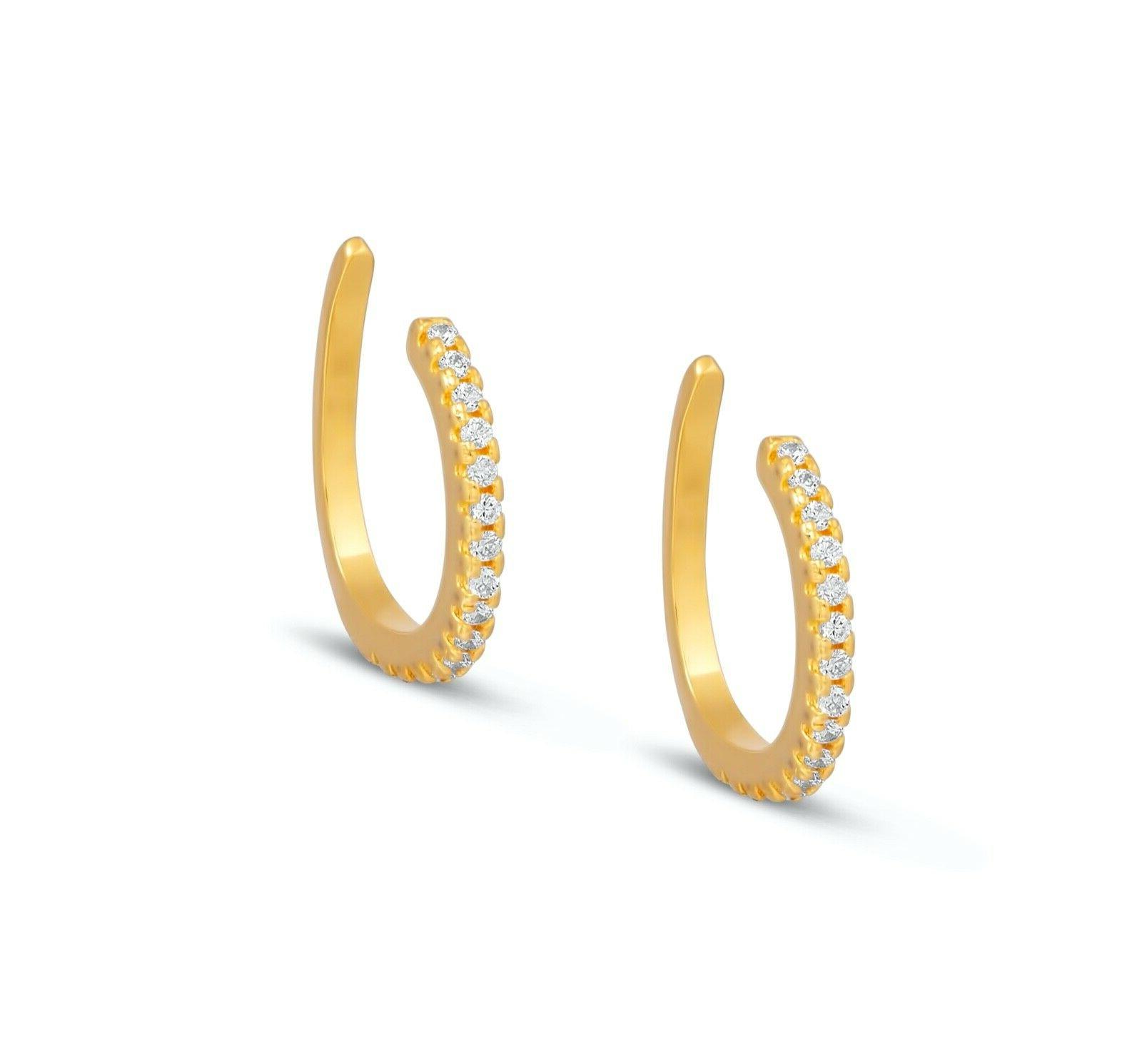 orecchini da donna modello ear cuff in