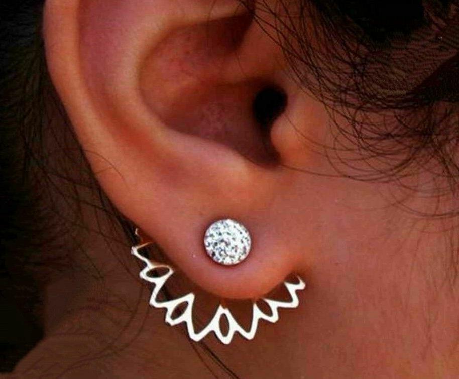 orecchini da donna o ragazza con cristalli