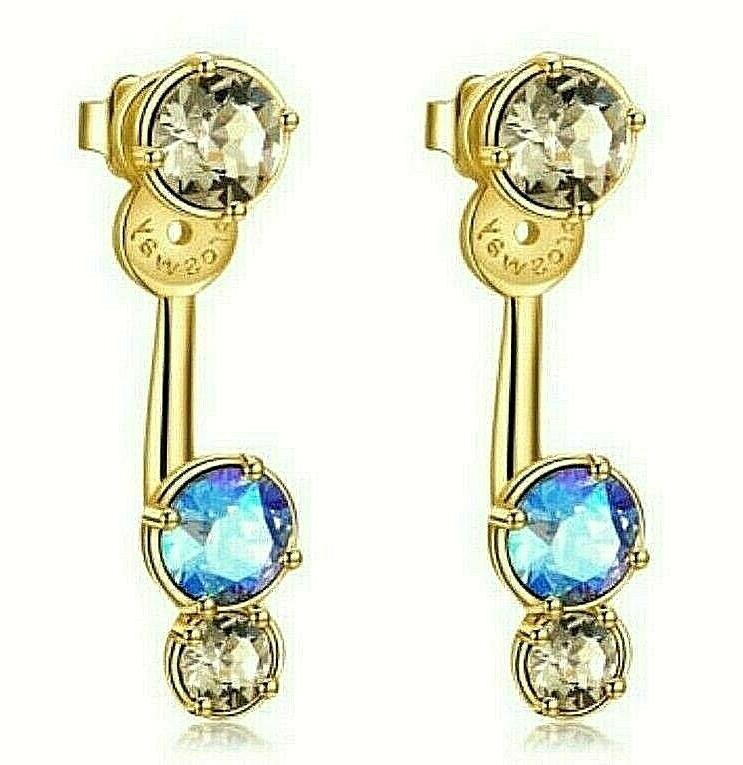 orecchini da donna pendenti con punti luce