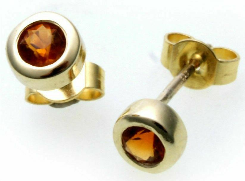 orecchini da donna quarzo citrino vero oro