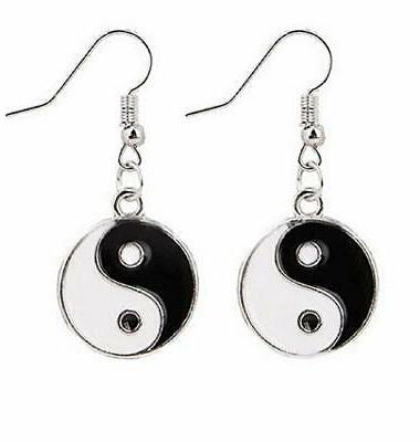 orecchini da donna yin yang tao pendente