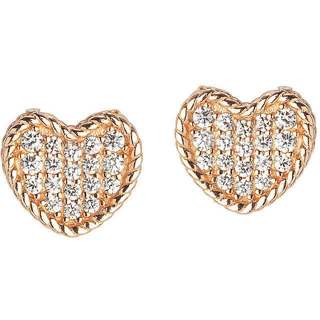 orecchini da lobo donna cuore koor06 compleanno