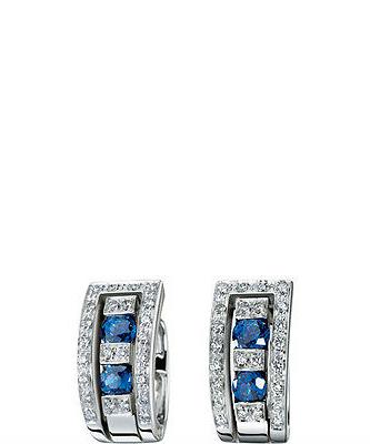 orecchini damiani belle epoque 20000853 diamanti zaffiri