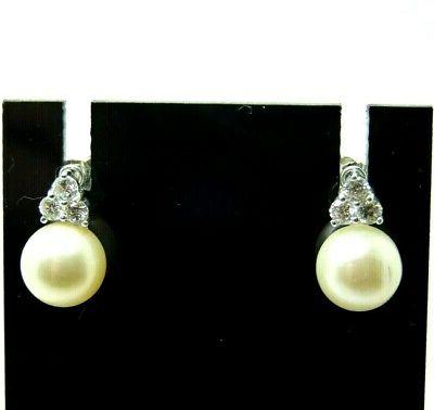 orecchini di perle vintage anni 50 oro