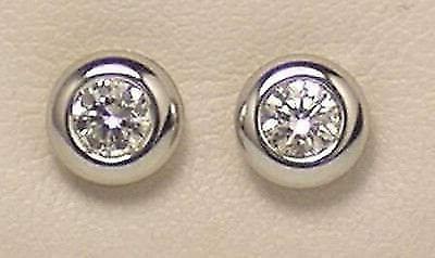 orecchini diamante oro 18 k 0 10
