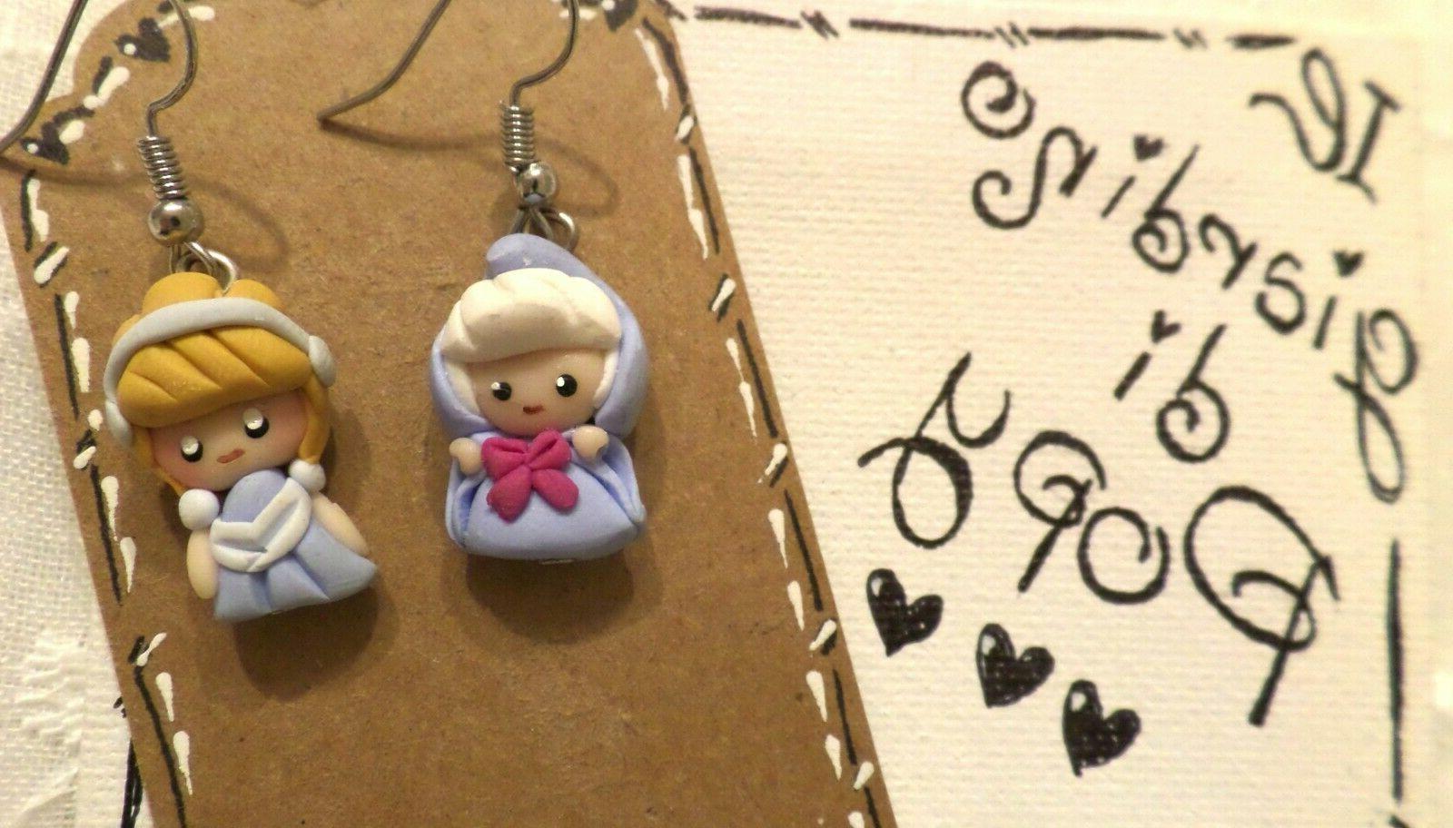 orecchini disney cenerentola e fata smemorina in