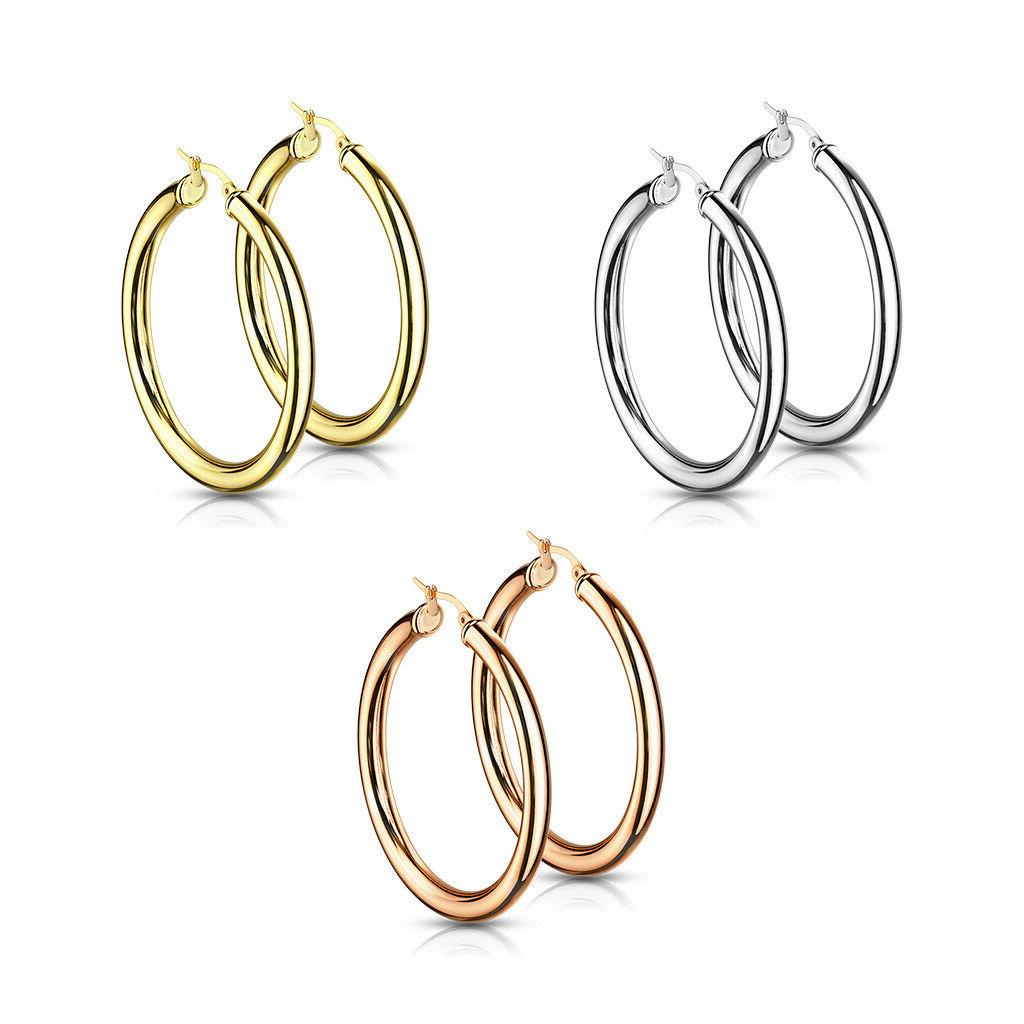orecchini donna 1 paio a cerchio 40mm