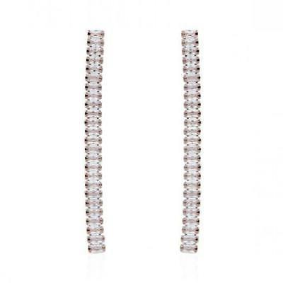 orecchini donna 1665971 lega metallica rosa