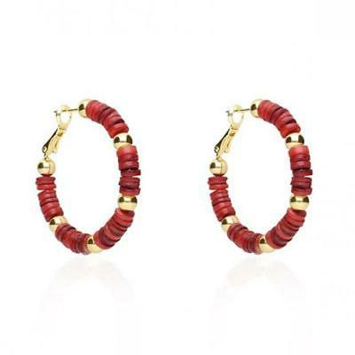 orecchini donna 1670436 ottone rosso