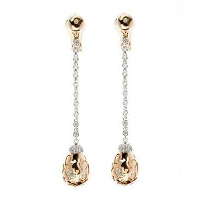 orecchini donna 24672 oro rosa oro rosa