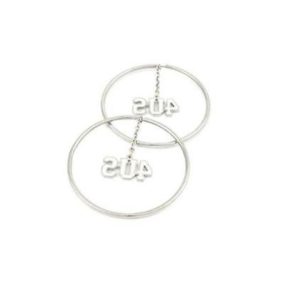 orecchini donna 4uor0159 cerchio 4u pendenti charms