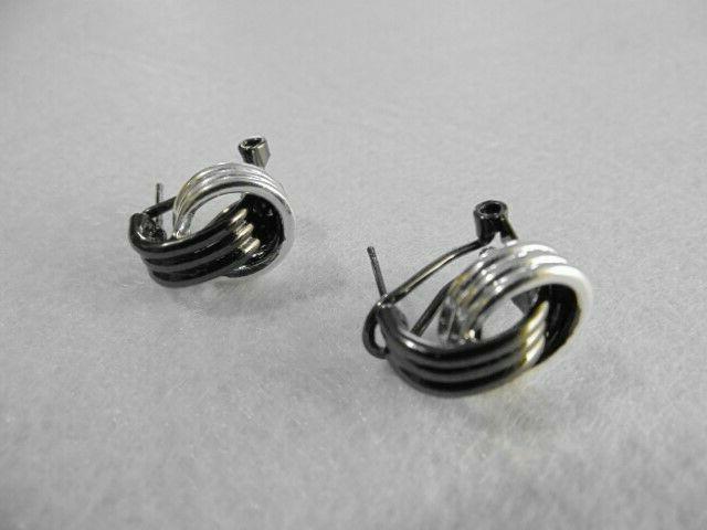 orecchini donna a cerchi in acciaio e