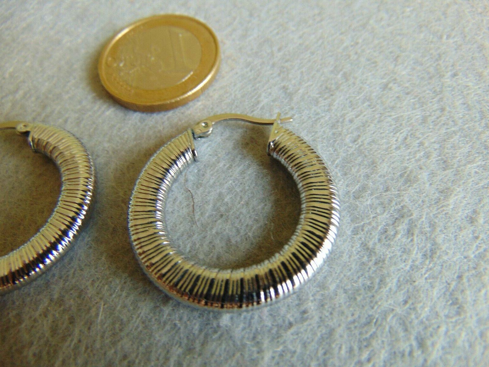 orecchini donna a cerchio in acciaio chirurgico