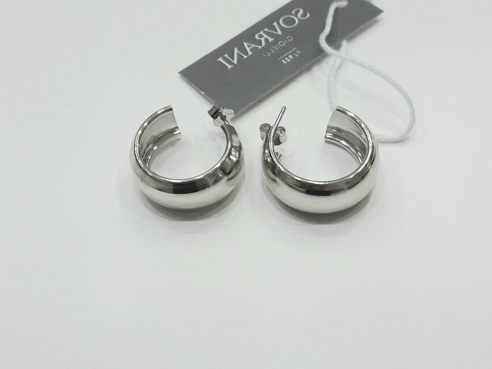 orecchini donna a cerchio in argento 925