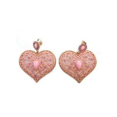 orecchini donna a cuore miluna kiara in