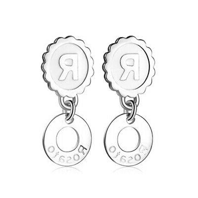 orecchini donna base per charm in argento