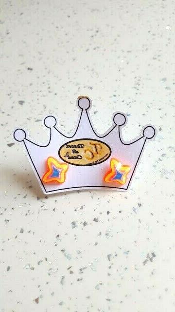 orecchini donna bigiotteria a stella colorati ragazza