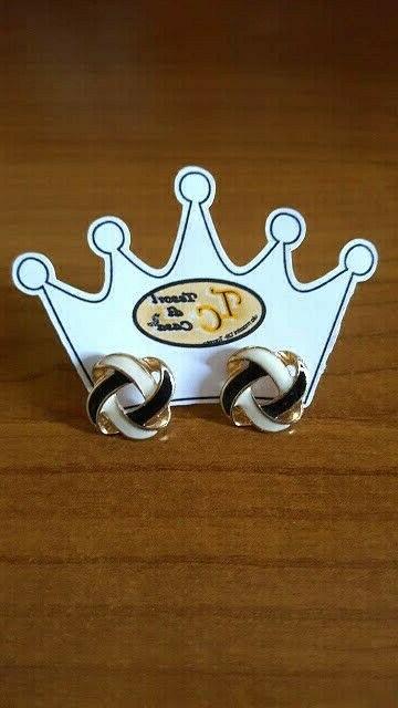 orecchini donna bigiotteria bianco neri eleganti fiore