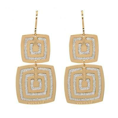 orecchini donna binoob47 bronzo dorato gold made