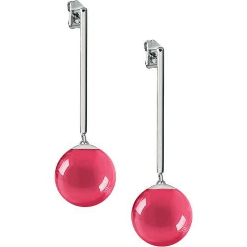 orecchini donna boule saly19 red rossi lunghezza