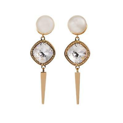 orecchini donna btroob21 bronzo dorato gold perla